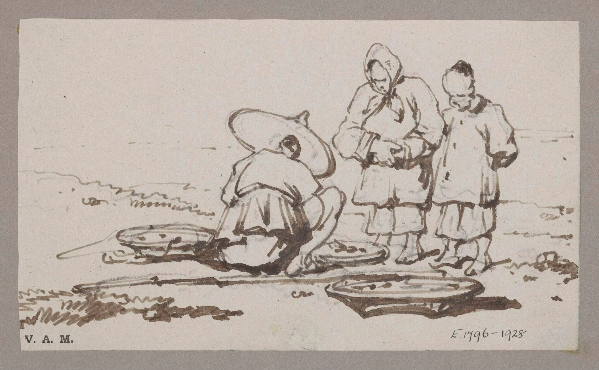 A vendor with customers, detail