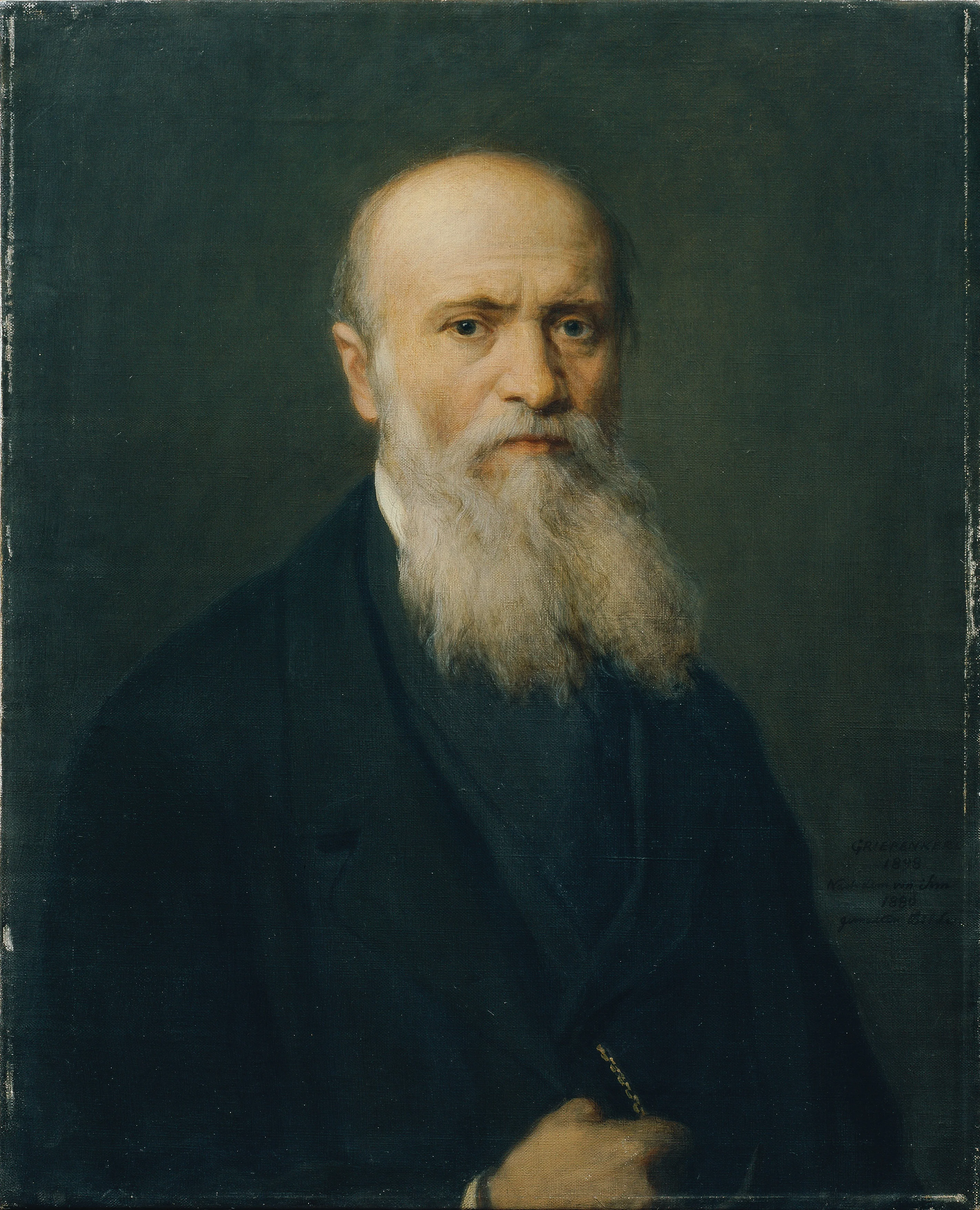 Der Maler Eduard von Engerth, detail