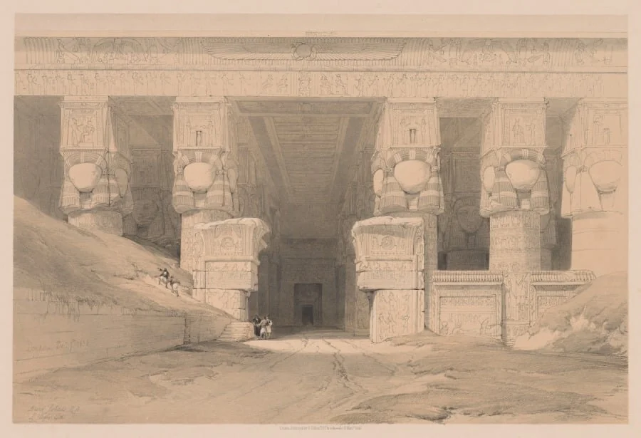 Egypt and Nubia: Volume I - No. 35, Dendera, detail