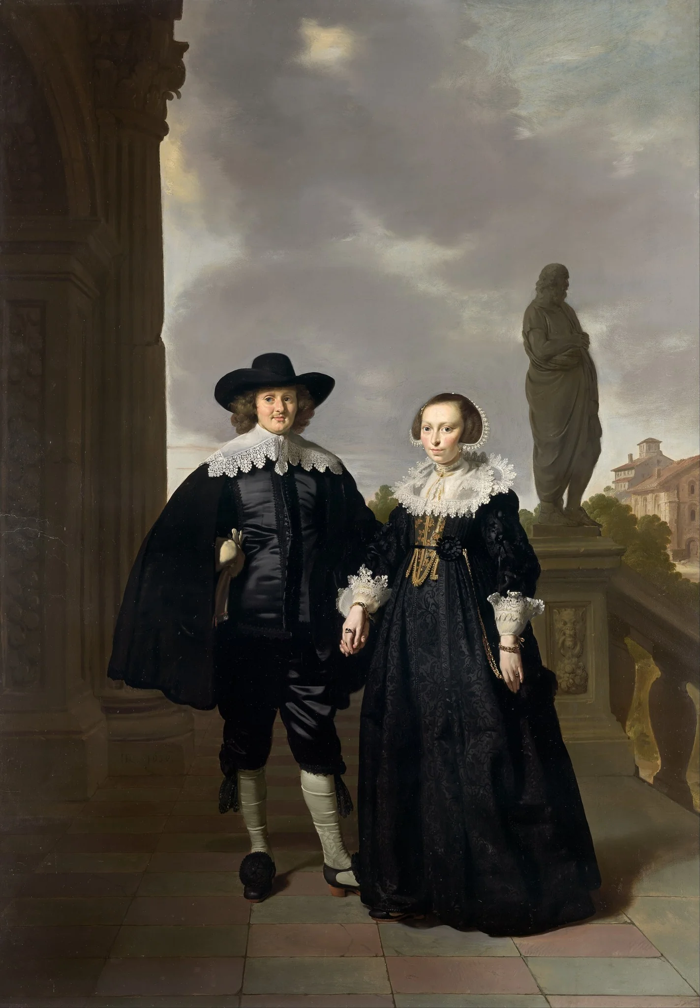 Frederick van Velthuysen and his wife, Josina, detail