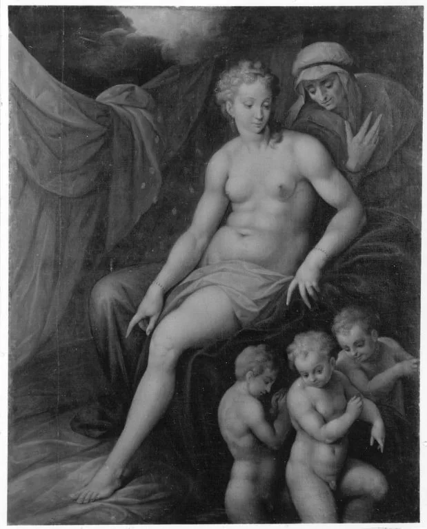 Danae im Goldregen, detail