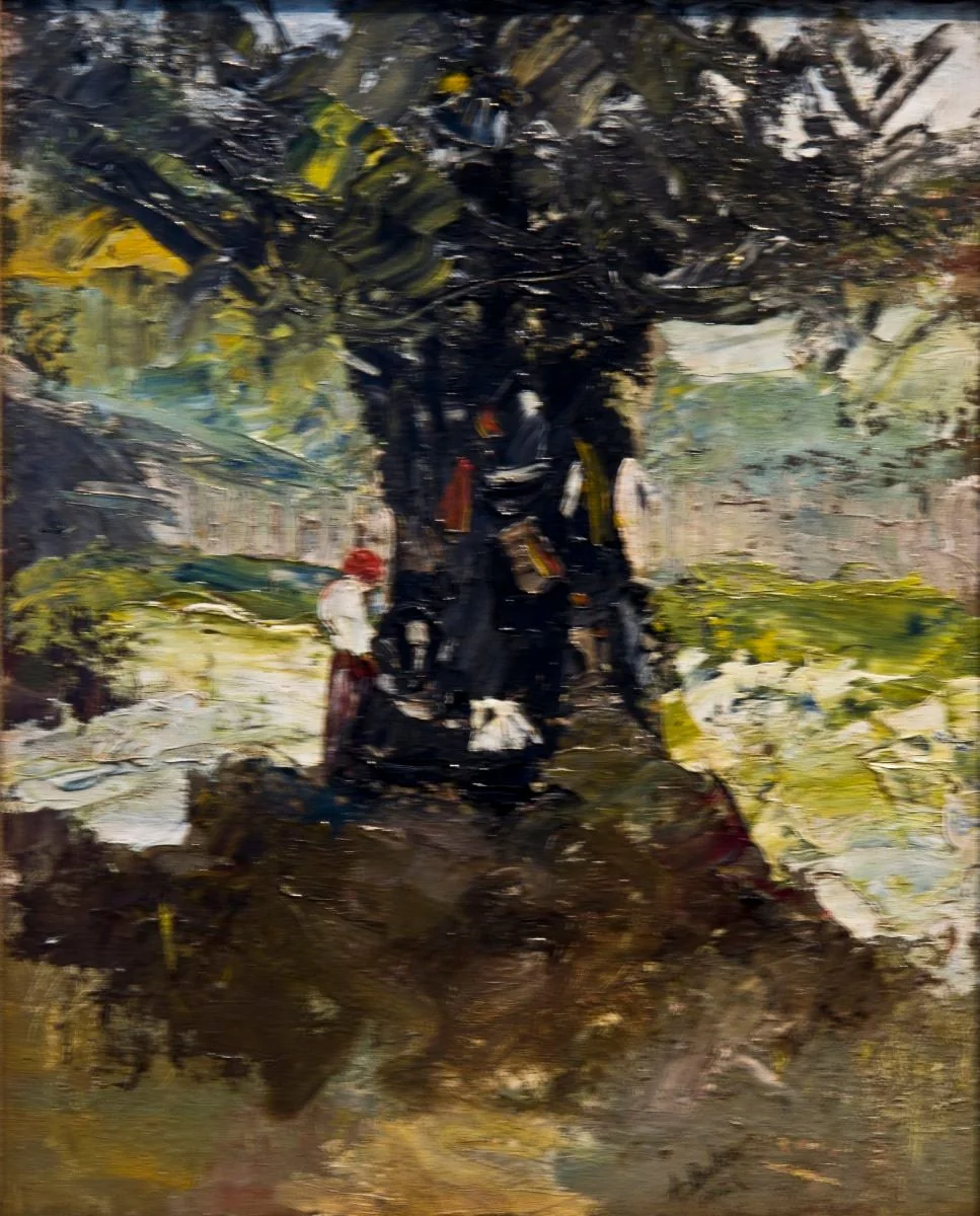 Peisaj la marginea apei, detail