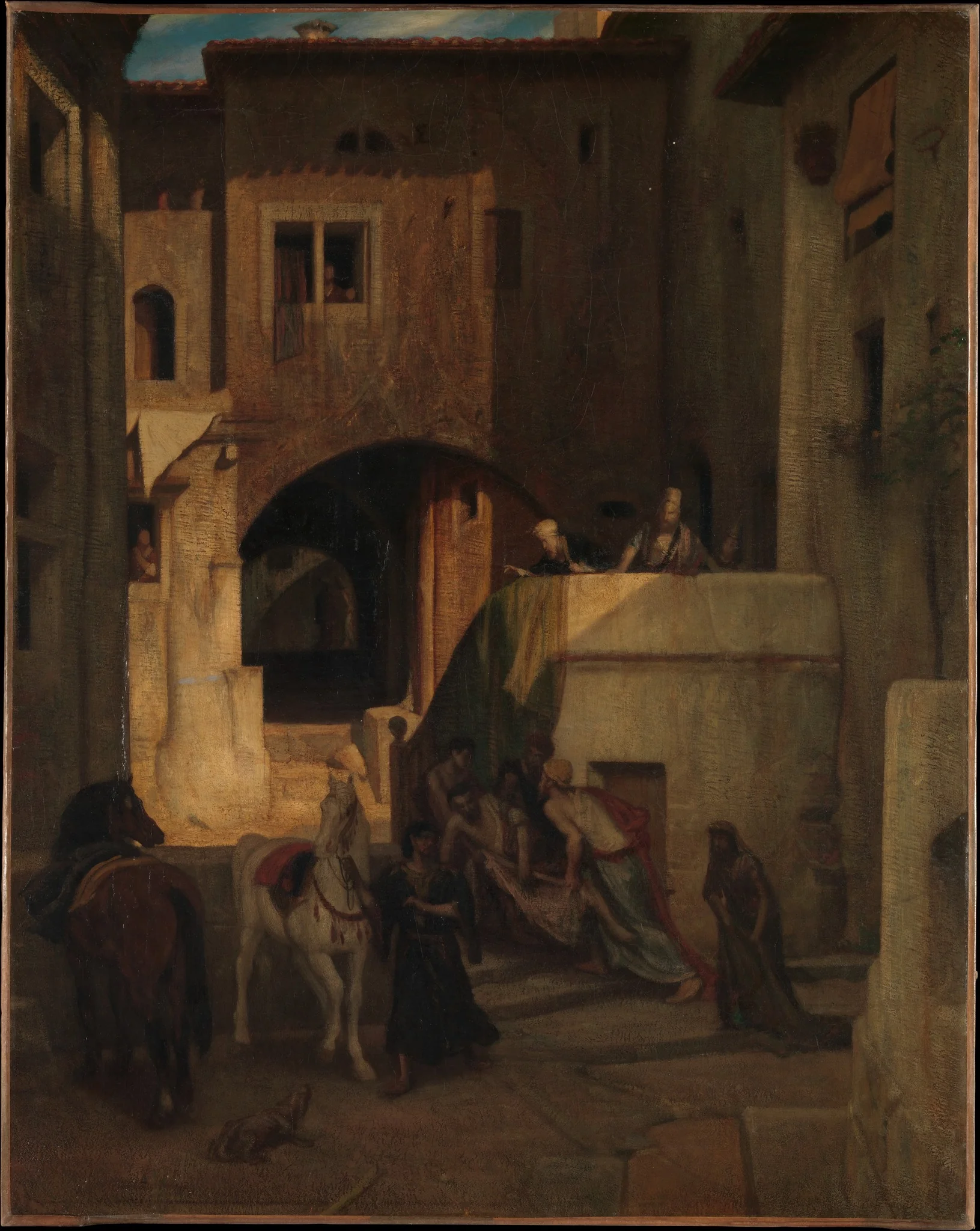 The Good Samaritan, detail