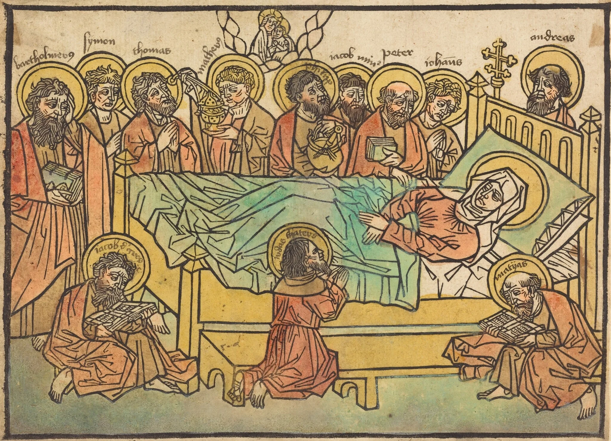 The Death of the Virgin, detail