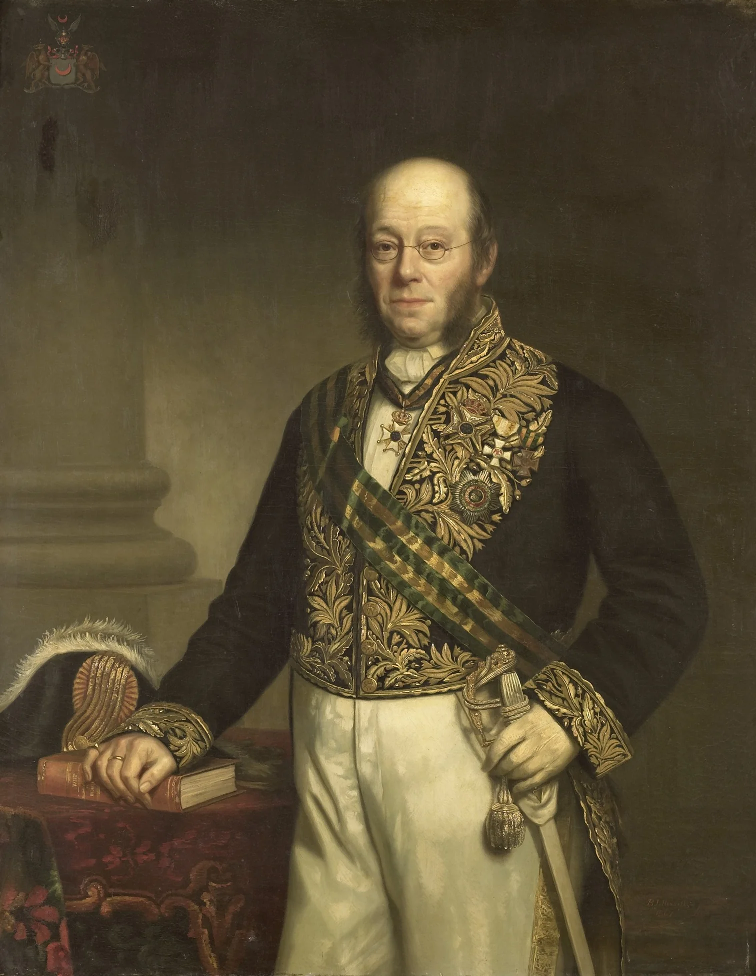 Ludolph Anne Jan Wilt Baron Sloet van de Beele (1806-90). Gouverneur-generaal (1861-66), detail