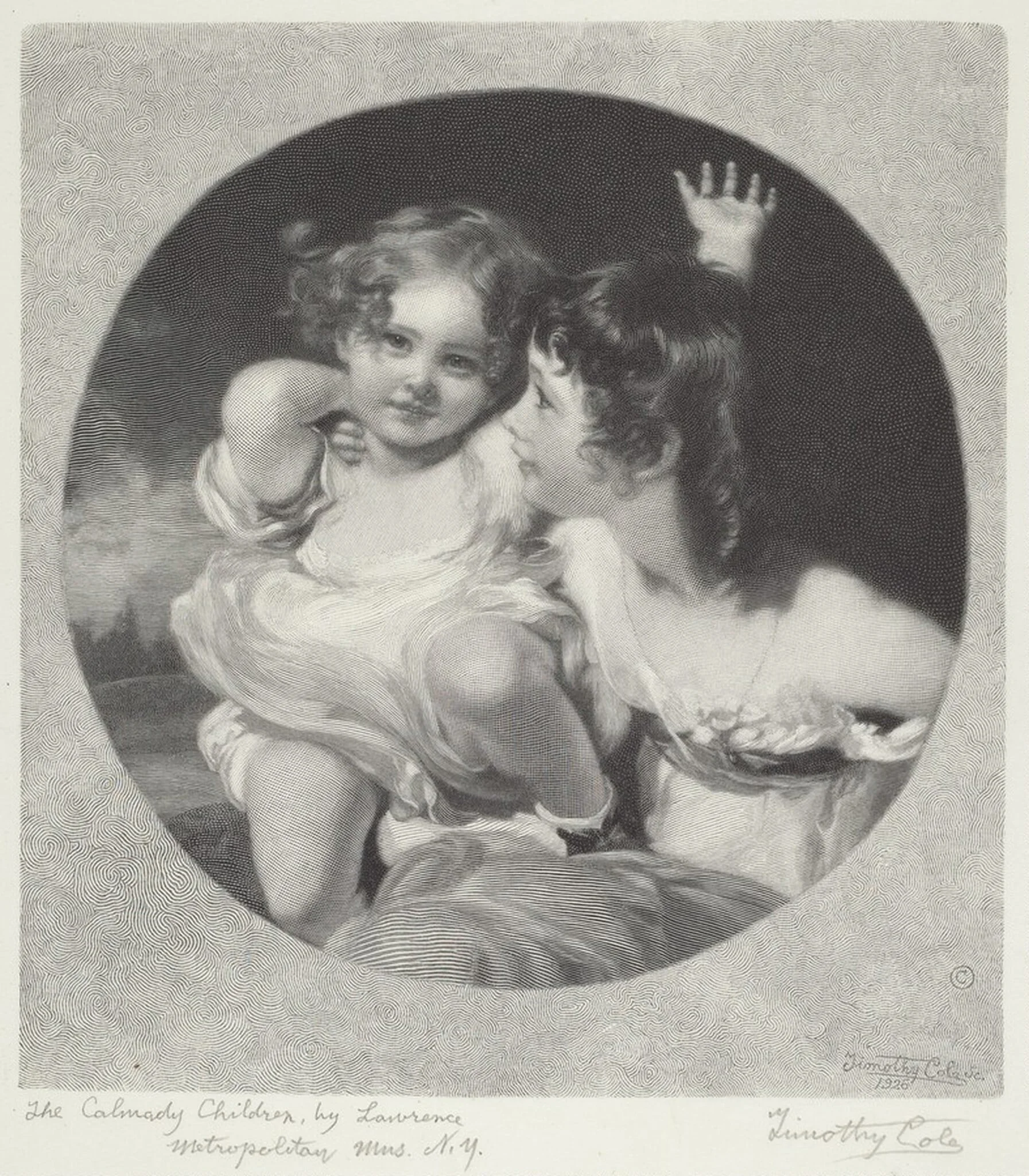 The Calmady Children, detail