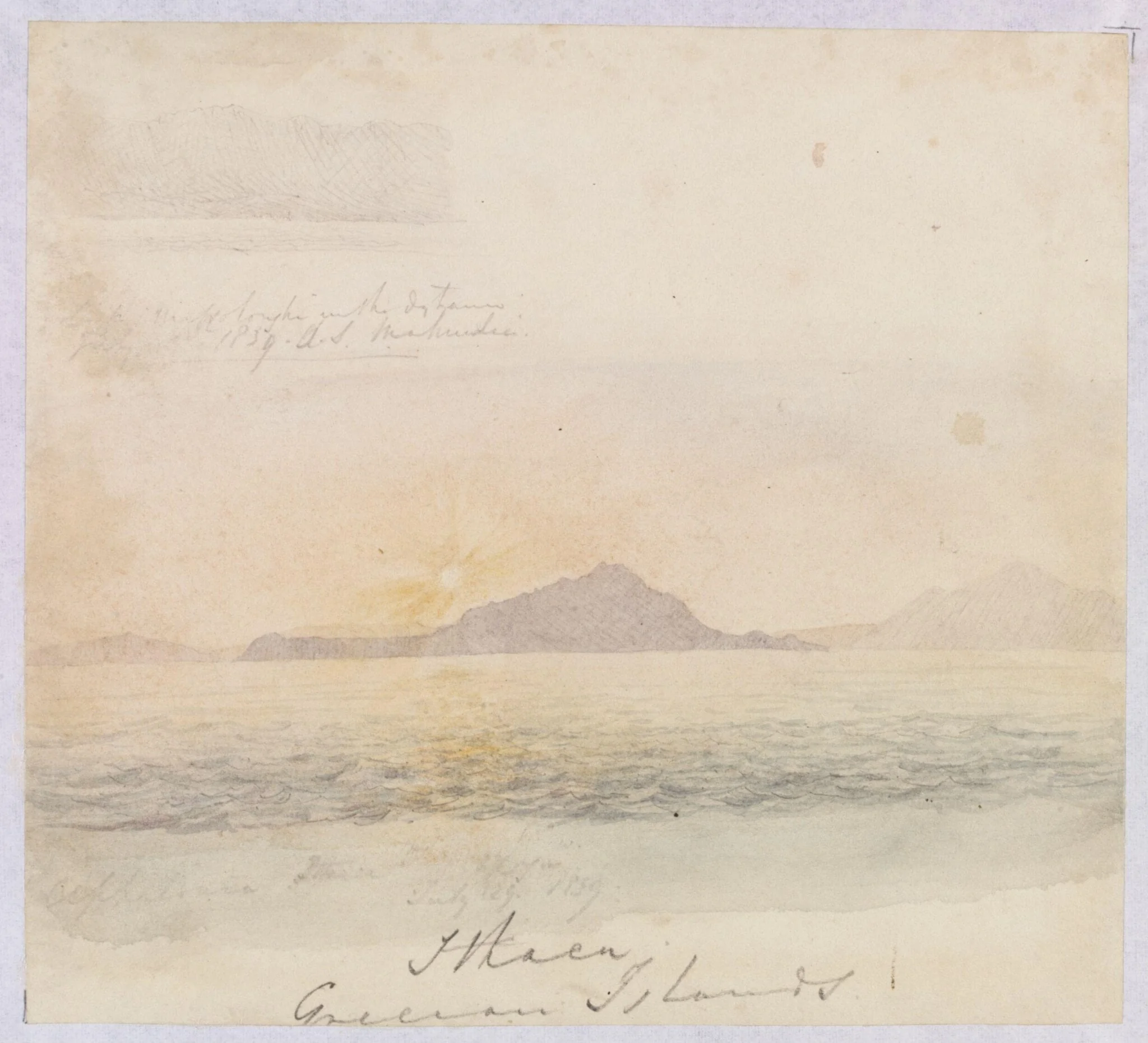 Ithaca Grecian Islands, detail
