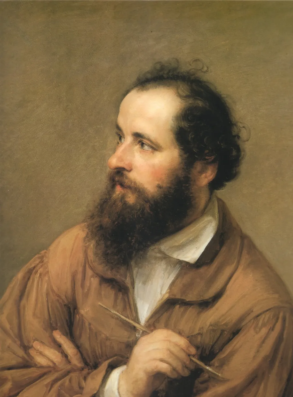 Porträt des Giacomo Trecourt (1812-1882), by Giovanni Carnovali, unspecified, 1850