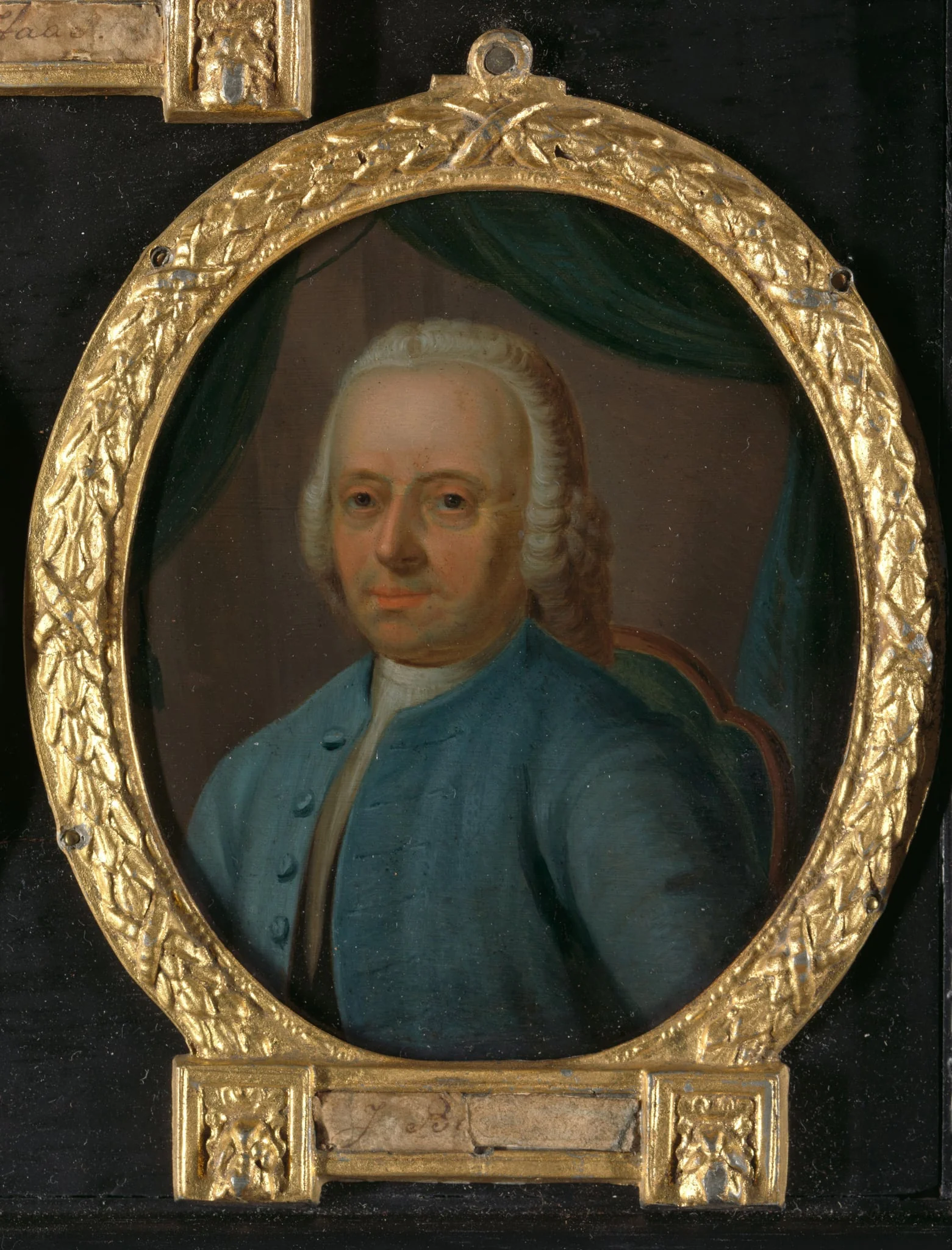 Portrait of Joannes Badon, Poet from Vlaardingen, detail