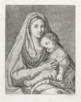 Madonna and Child (after Francisco Bayeu y Subias), by Ramón Bayeu, 1704