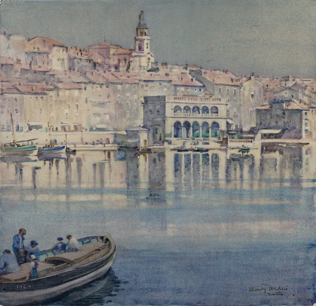Cette, by Arthur Romilly Fedden, watercolor, 1912
