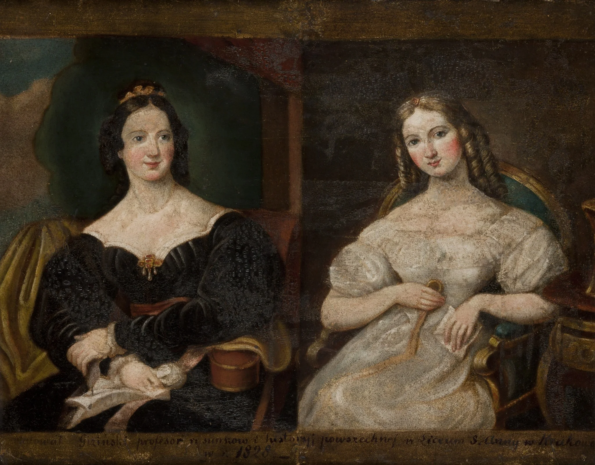 Portrait of Two Women, detail