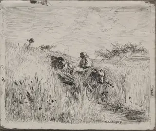 Path Through the Grain Field, by Charles François Daubigny, 1862
