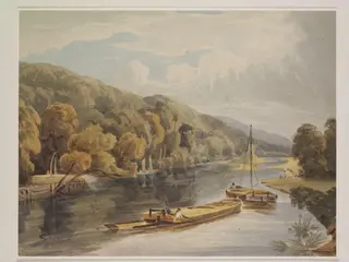 Cliveden Spring and Woods, Buckinghamshire, by William Havell, watercolor, 1810