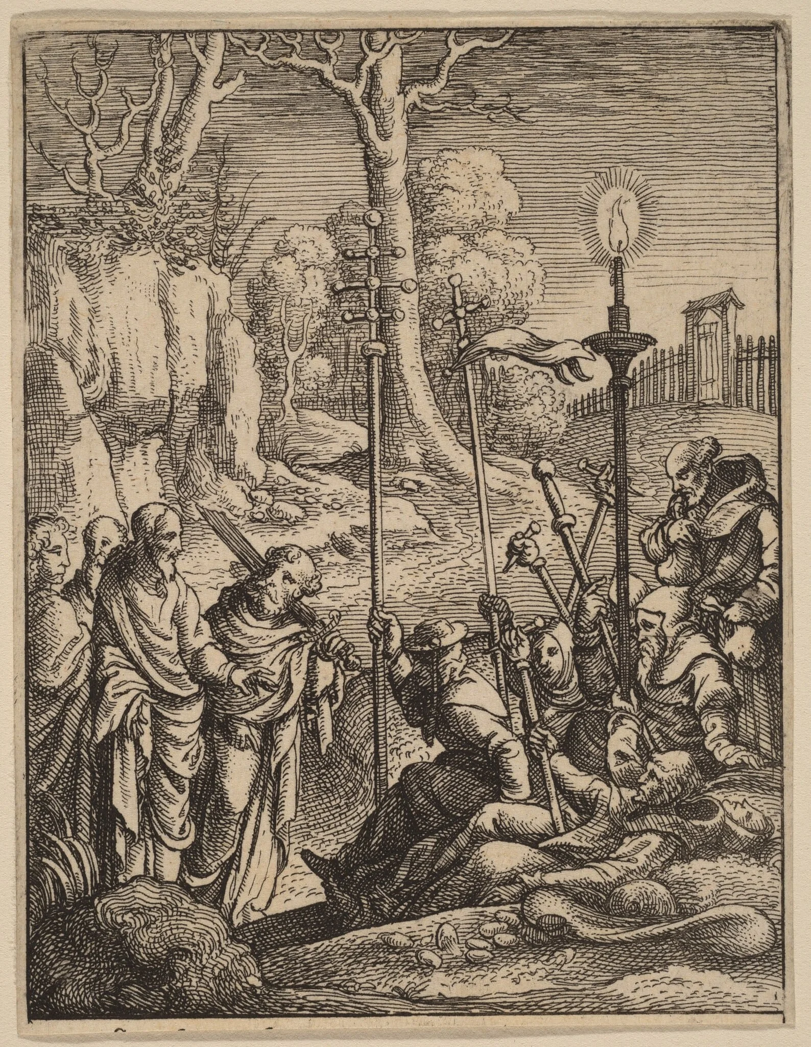 Jesus Confronting His Detractors, detail