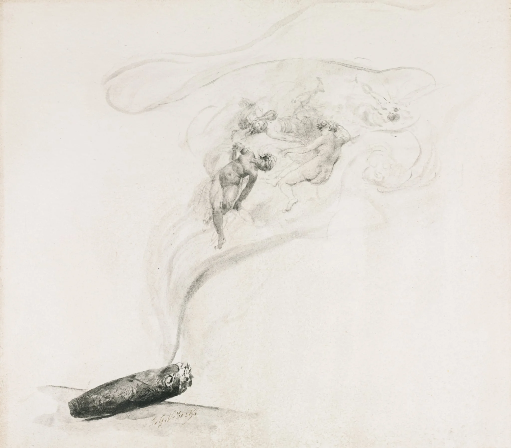 Dans la Fumé, detail