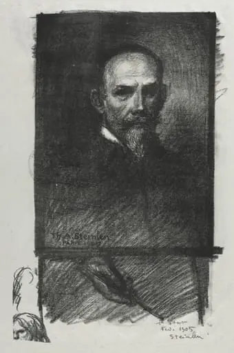 Self-Portrait, by Théophile Alexandre Steinlen, 1905