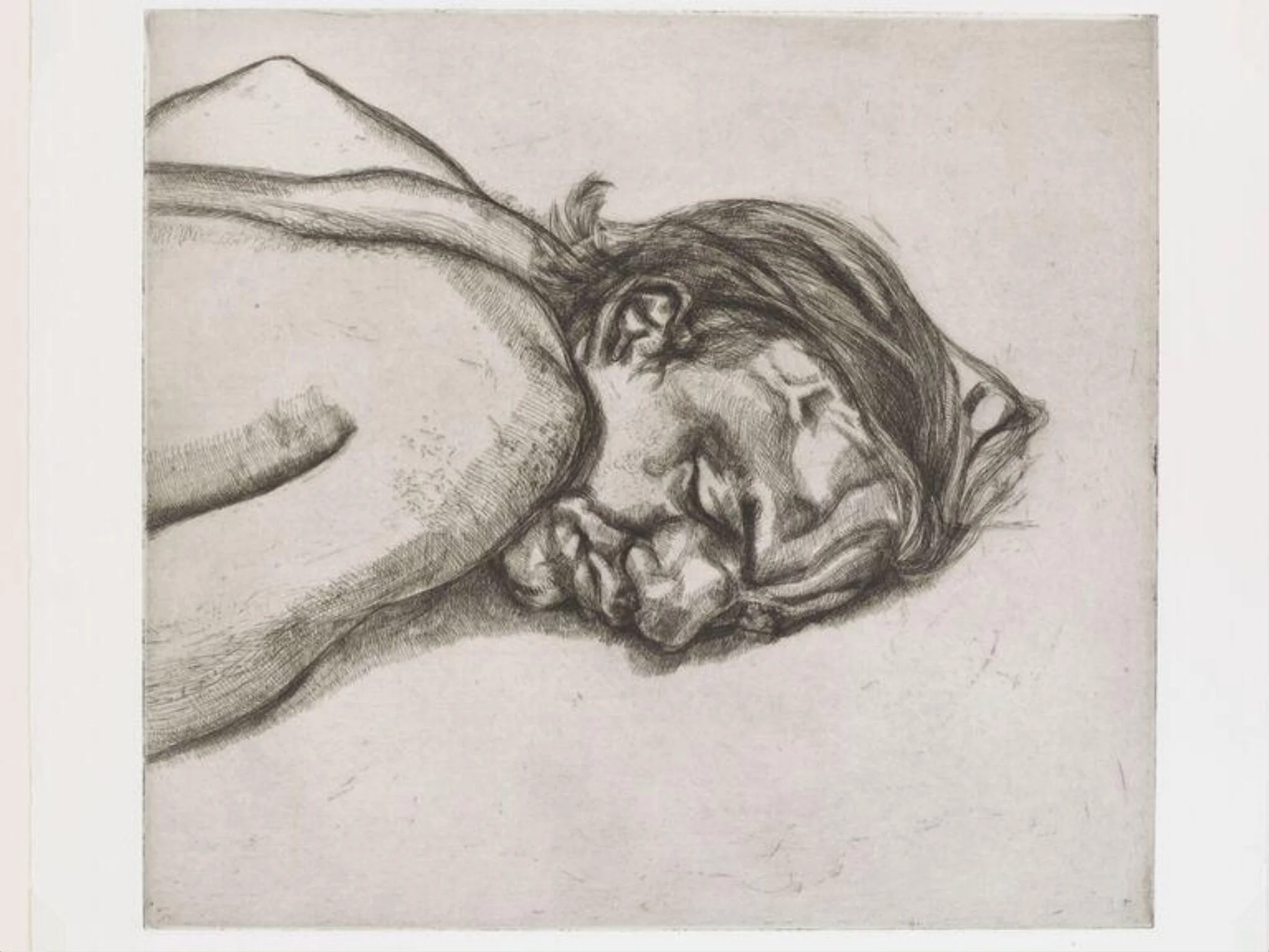 Man Resting, detail
