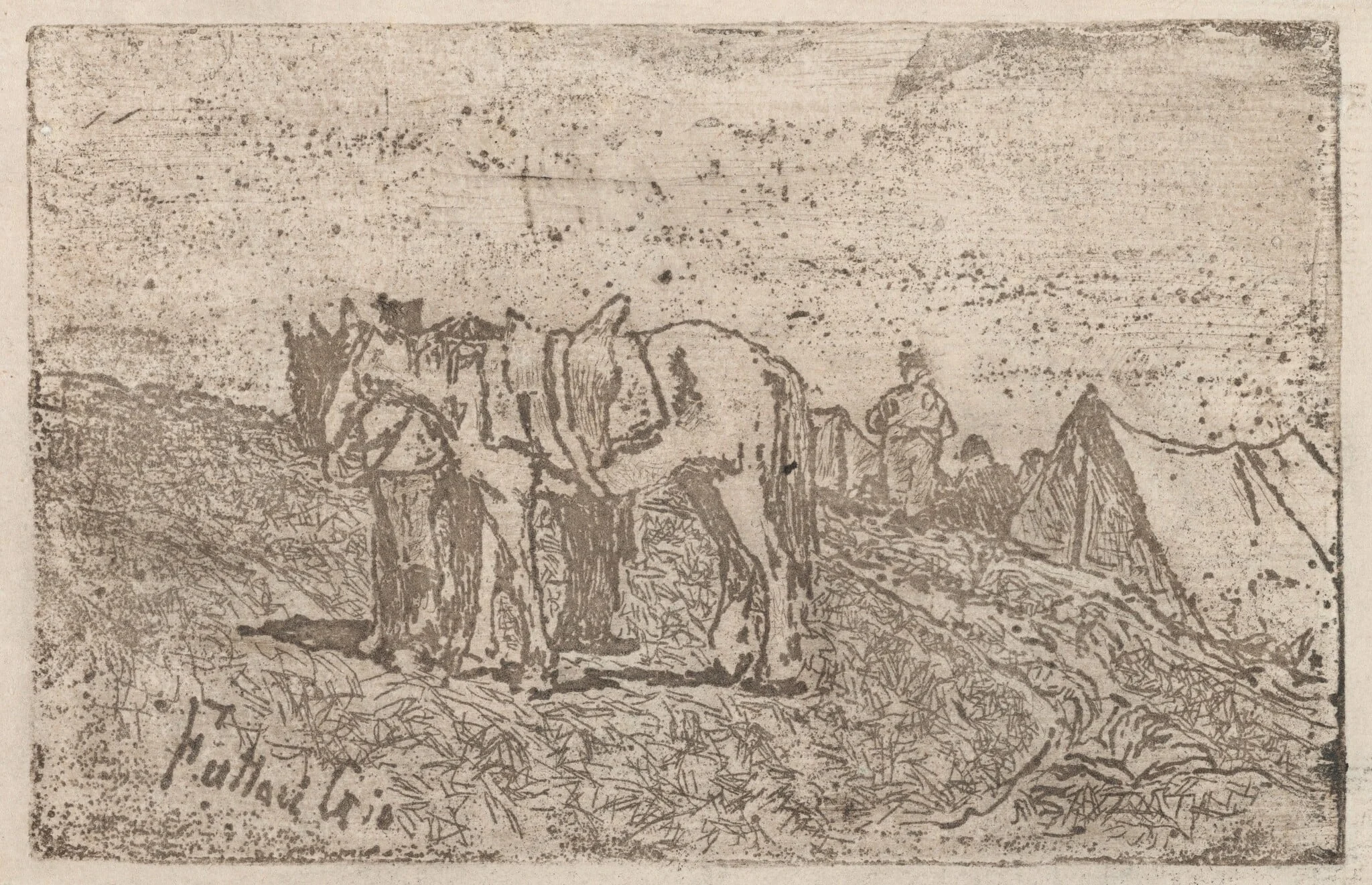 a) On Maneuvers (recto); b) On Maneuvers (verso) (Alle Manovre), detail