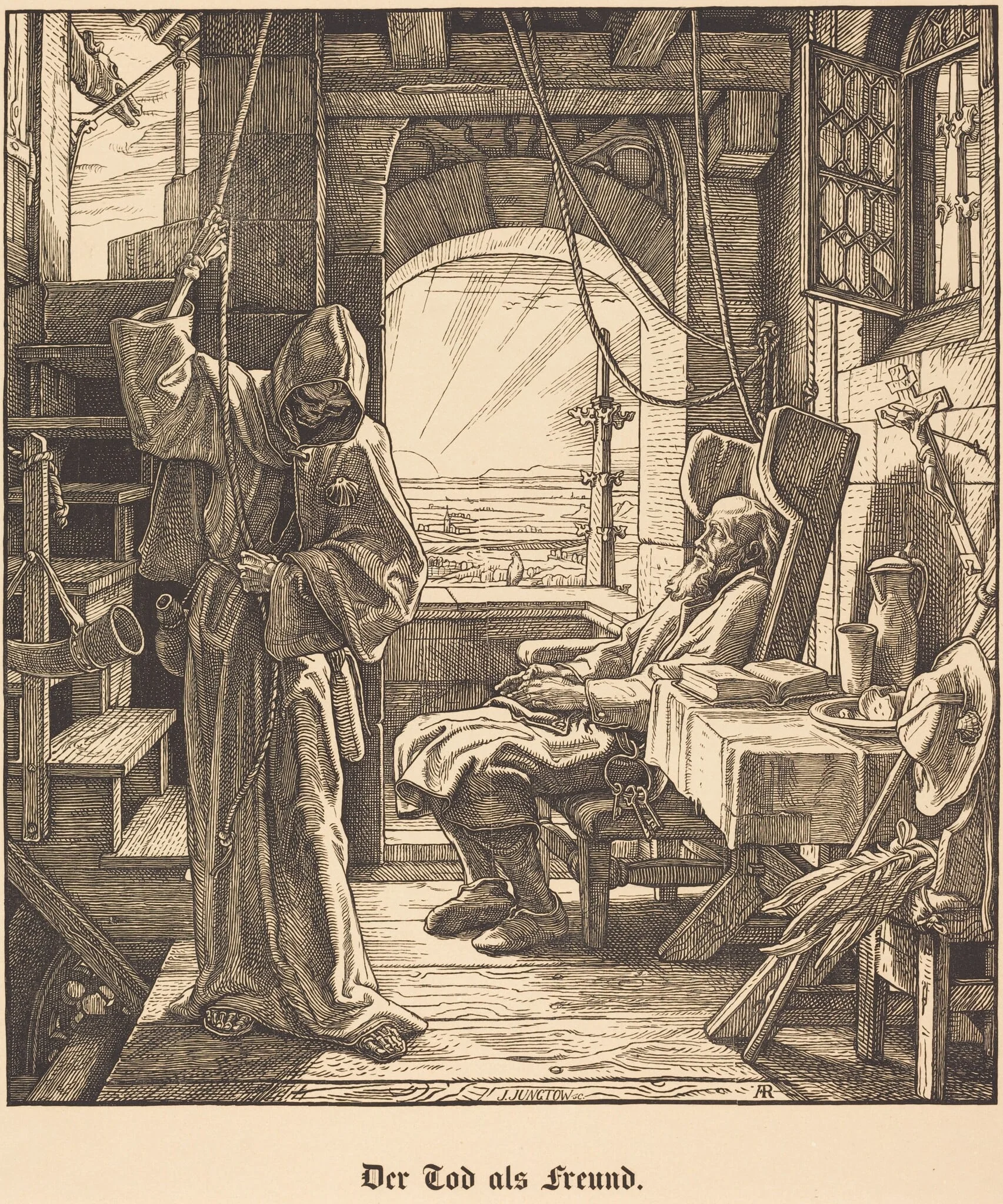 Der Tod als Freund (Death as a Friend), detail