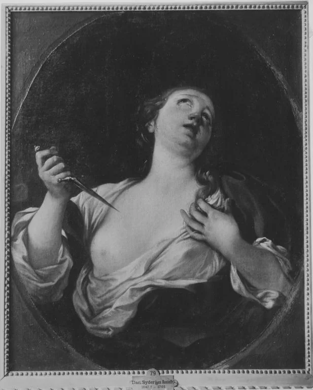 Selbstmord der Lucretia, detail
