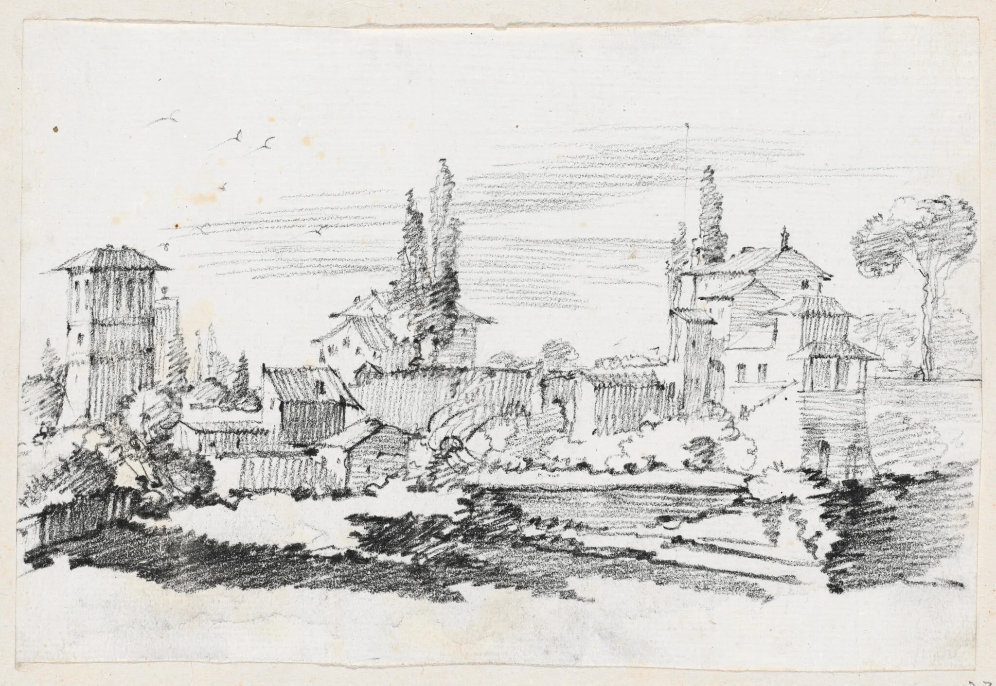 Houses in Italy, detail