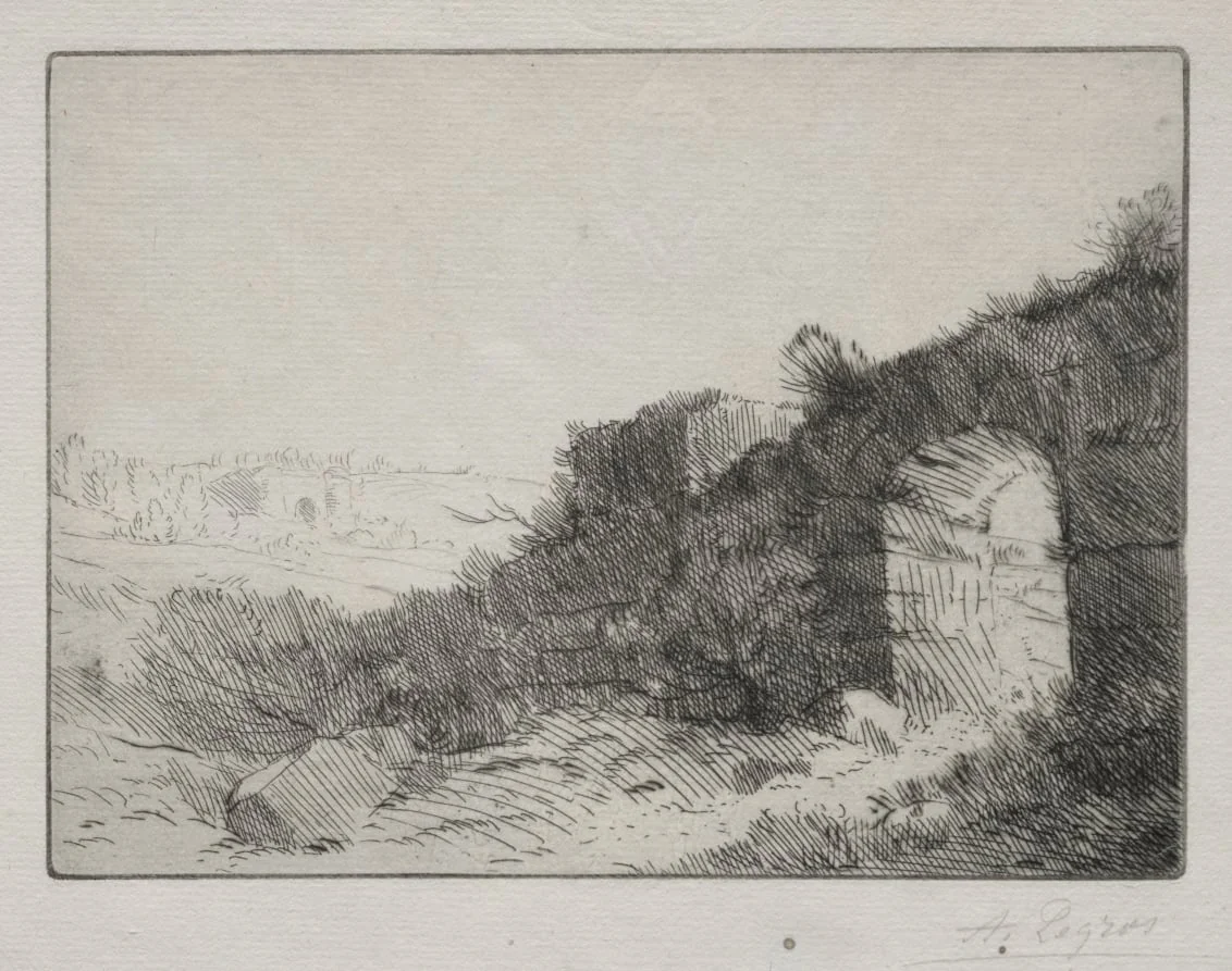 Roman Ruins, detail