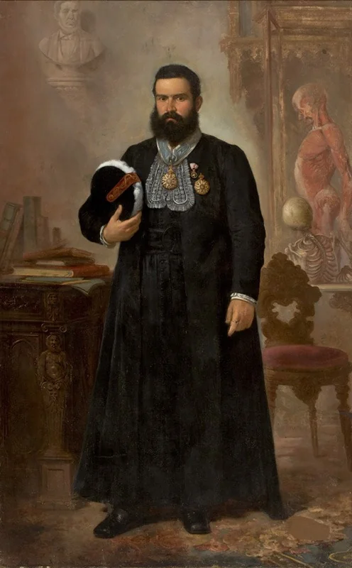 Portrait of the Doctor José Maria Chaves, detail