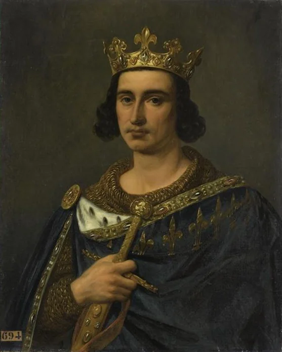 Louis IX (1215-1270) dit Saint-Louis, roi de France, detail