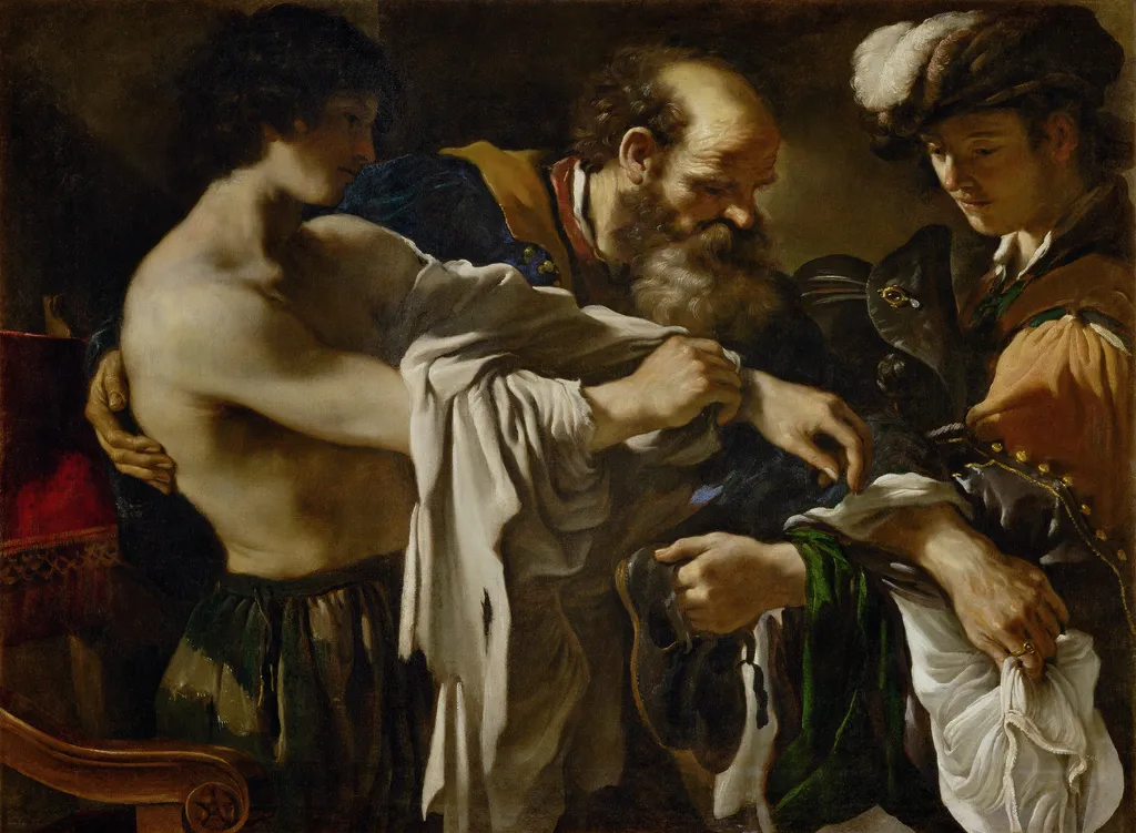 The Return of the Prodigal Son, by Guercino, oil, 1619