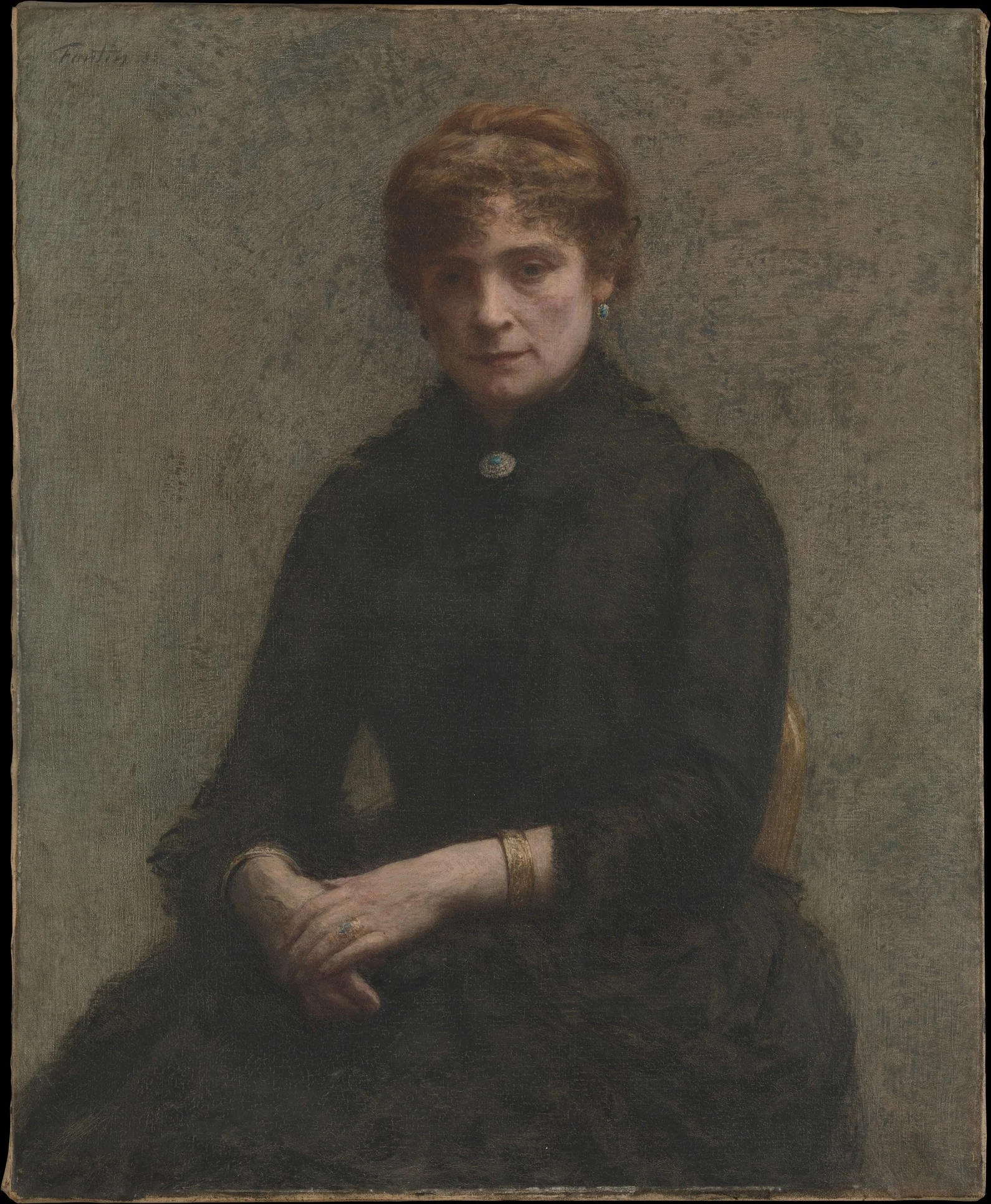 Portrait of a Woman, detail
