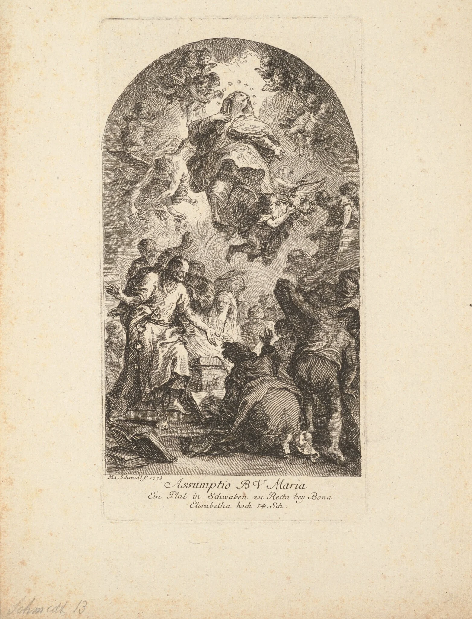 Assumption of the Virgin, detail