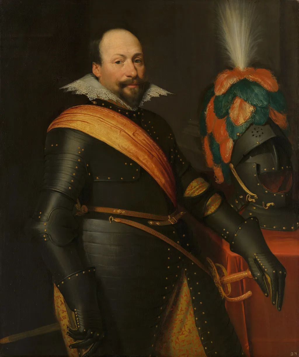 Portrait of Daniël de Hertaing, by Jan van Ravesteyn, oil, 1612