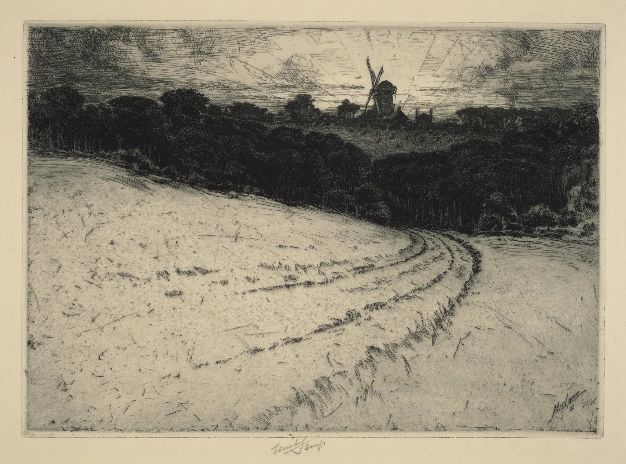 Morning, Canonicut Island, detail