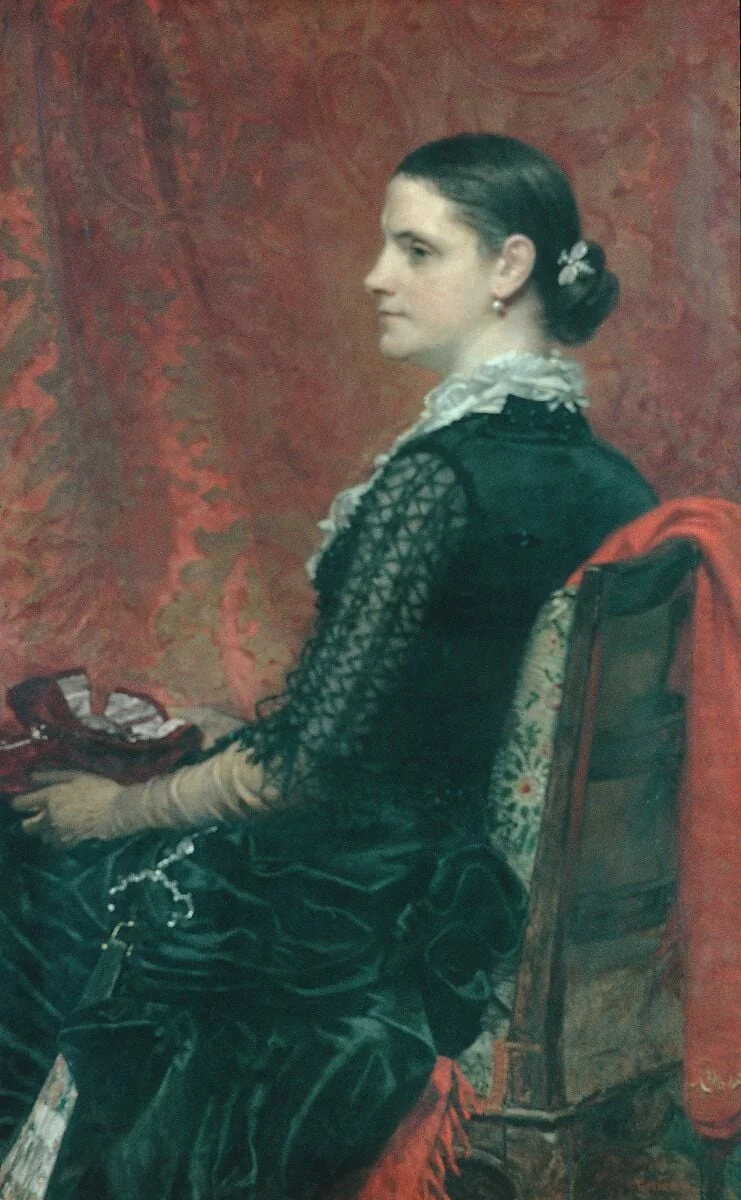 Mrs. Thomas Hicks, detail