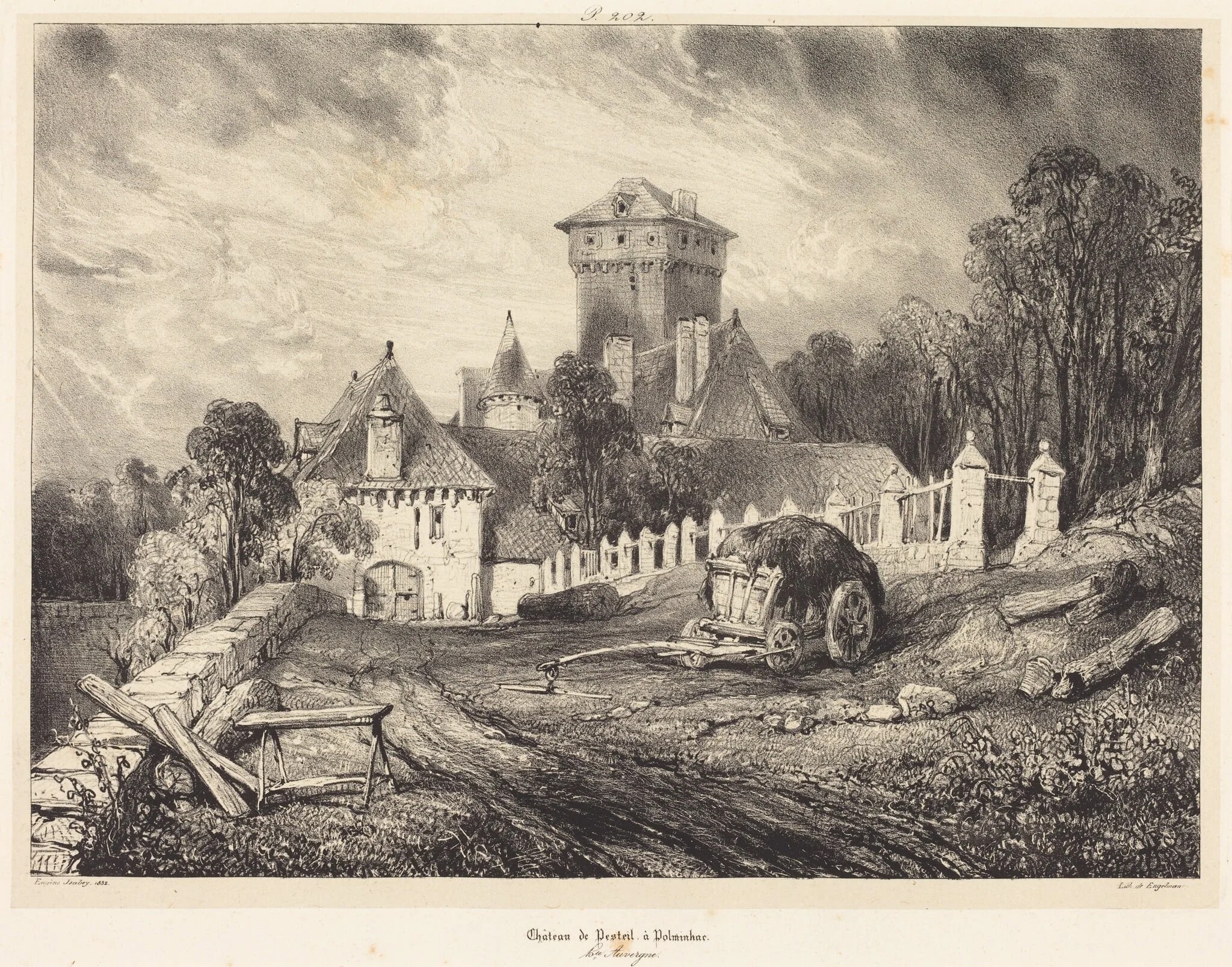 Château de Pesteil à Polminhac, detail