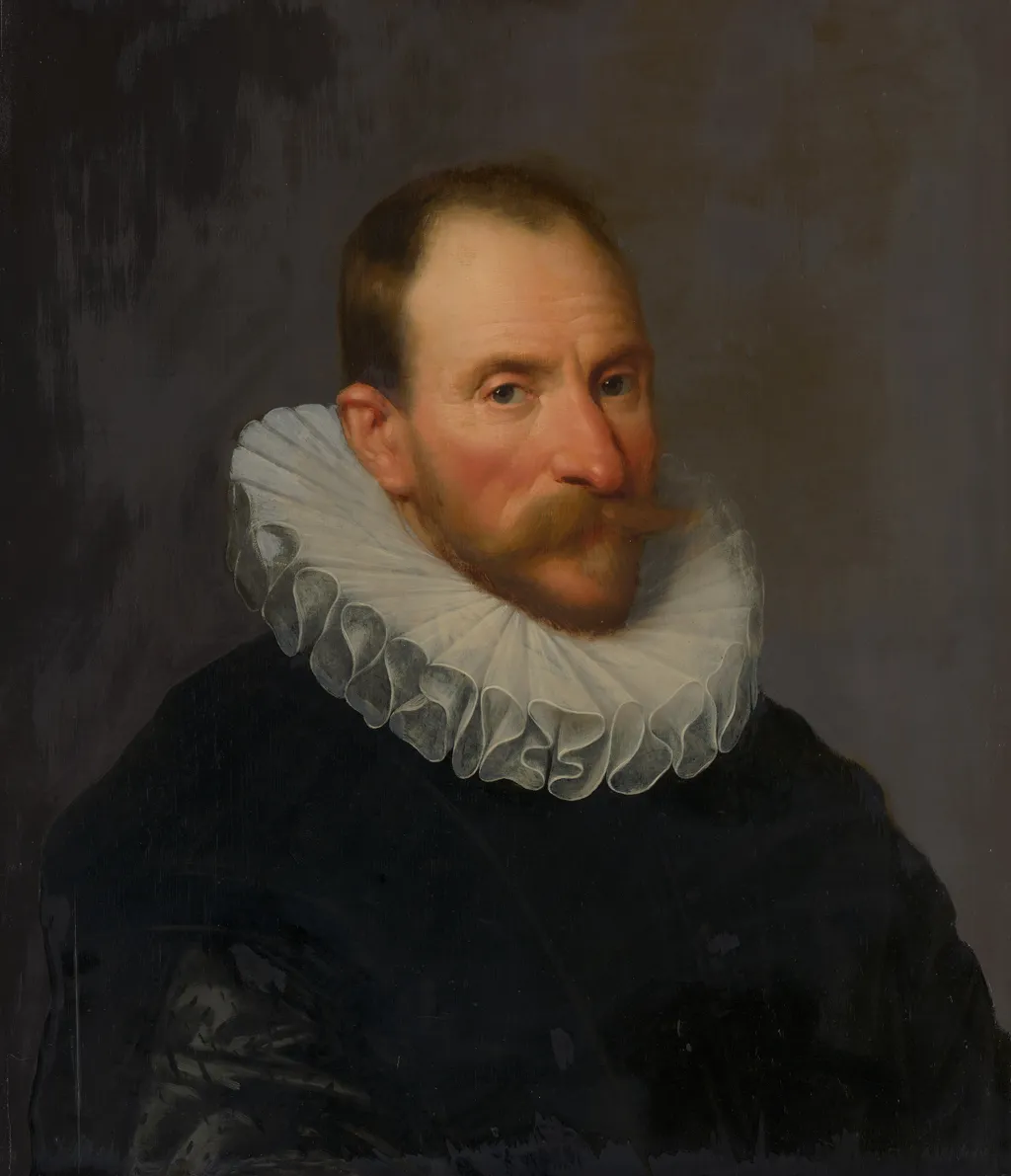 Portrait of Cornelis van Aerssen (1545-1627), by Michiel Jansz van Mierevelt, oil, 1599