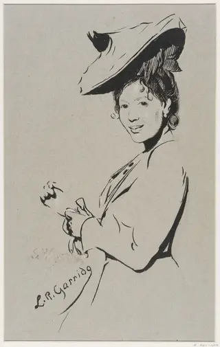 La Dame aux Gants., by Garrido, 1868