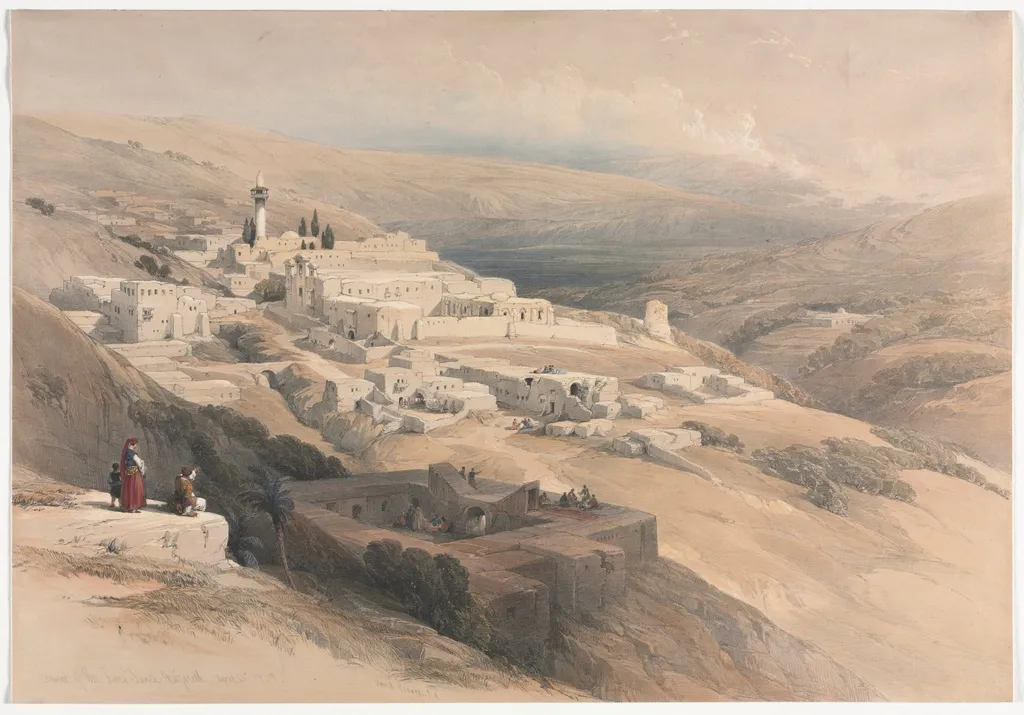 Convent of the Terra-Santa, Nazareth, by David Roberts, 1839