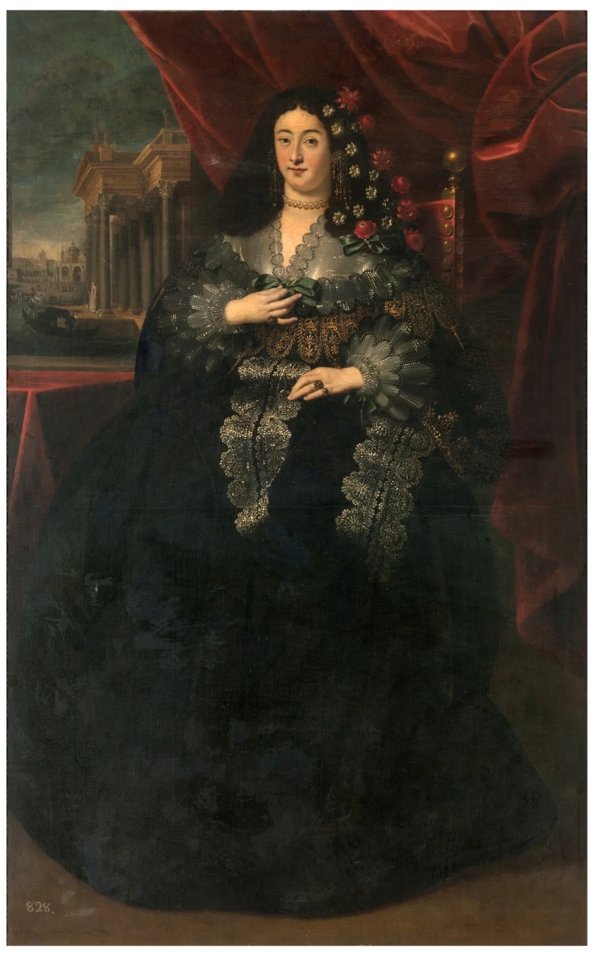 Venetian Lady, detail