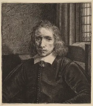 Jacob Haaringh ('Young Haaringh') (Pieter Haaringh), by Rembrandt van Rijn, ink, 1655