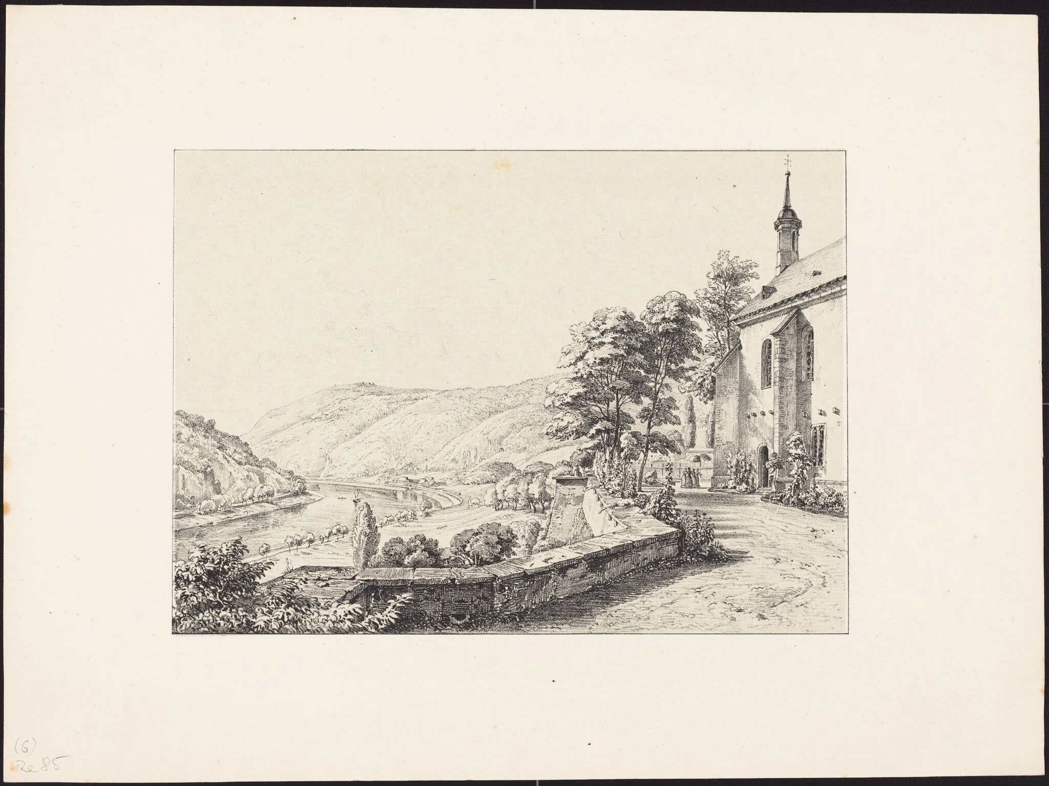 The Convent Terrace, detail