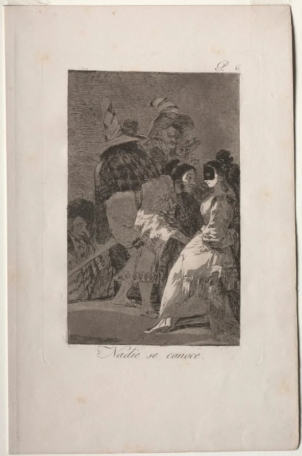 No One Knows Himself, Plate 6, detail