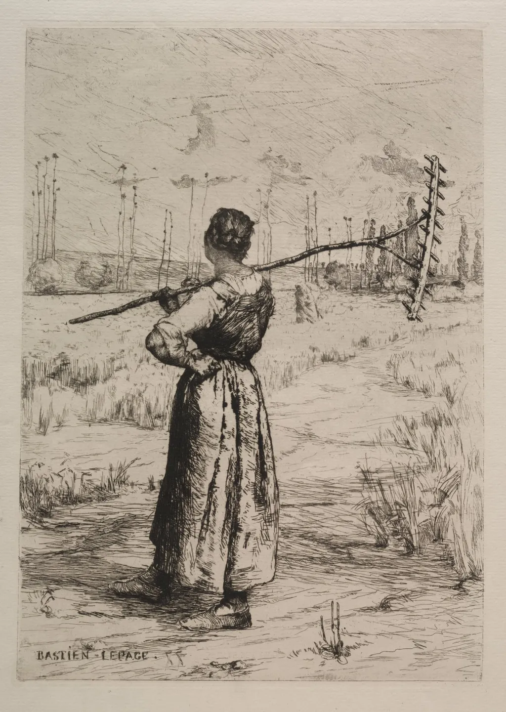Retour des champs, by Jules Bastien-Lepage, 1878