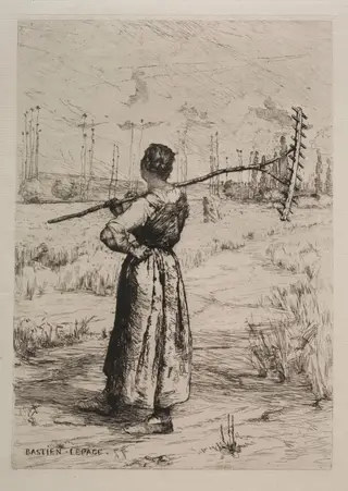 Retour des champs, by Jules Bastien-Lepage, 1878