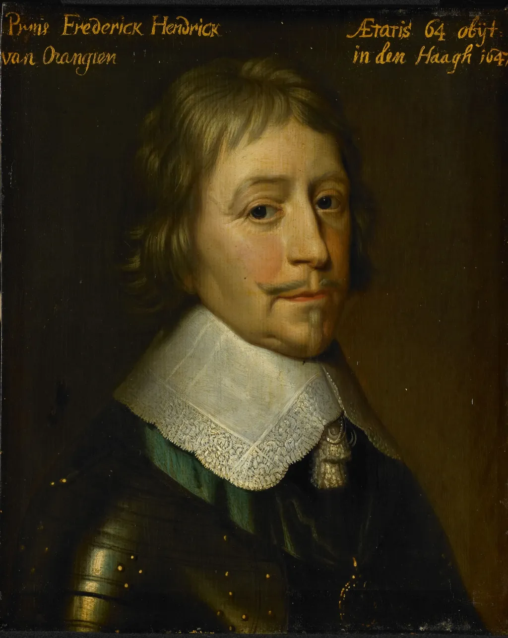 Portrait of Frederik Hendrik (1584-1647), Prince of Orange, by Gerard van Honthorst, oil, 1653