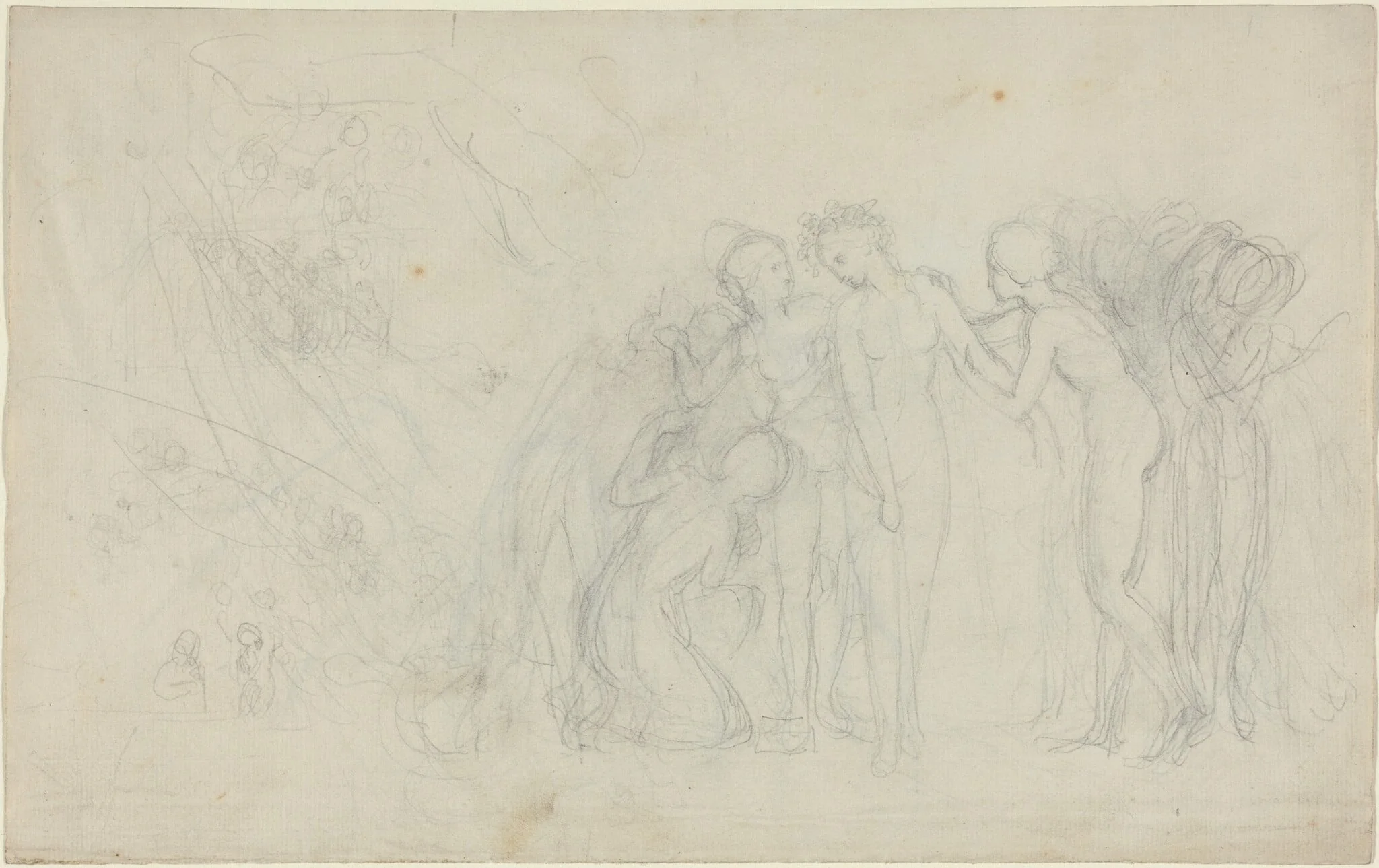 Group of Female Figures, detail