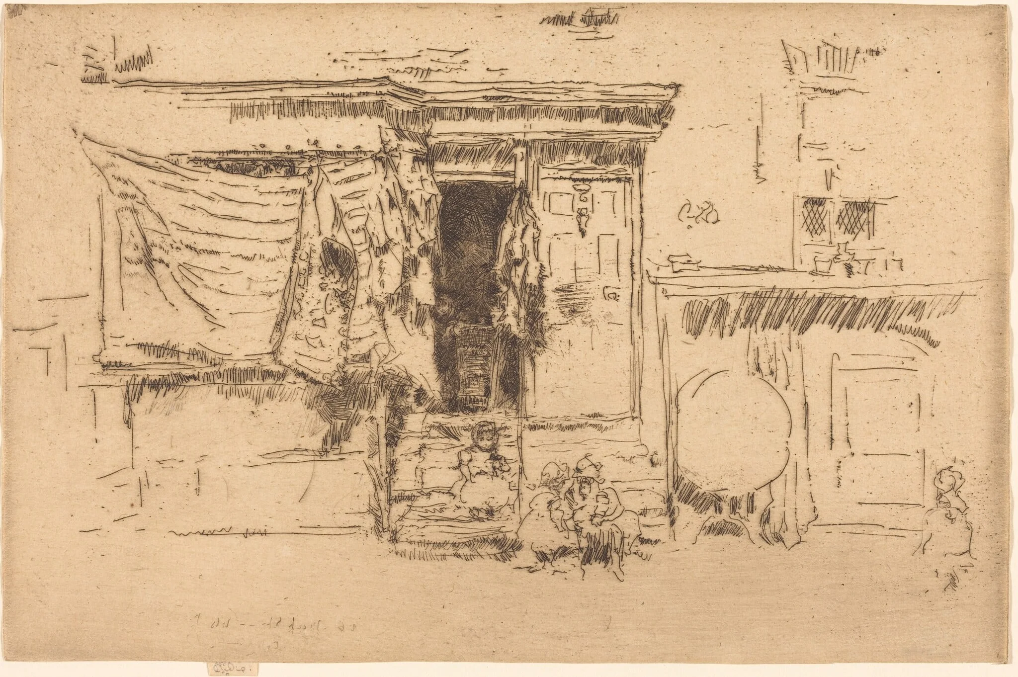 Rag-Shop, Milman's Row, detail