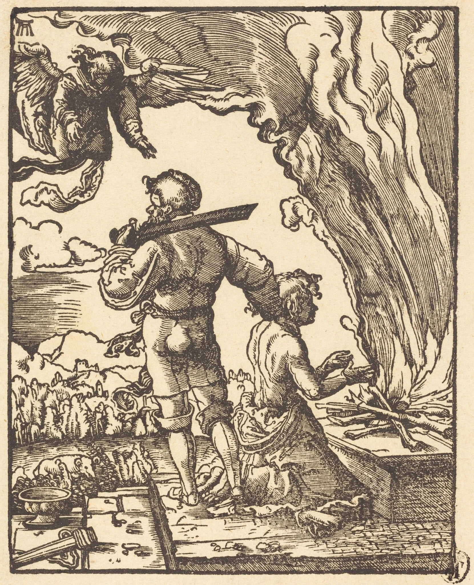 Abraham's Sacrifice, detail
