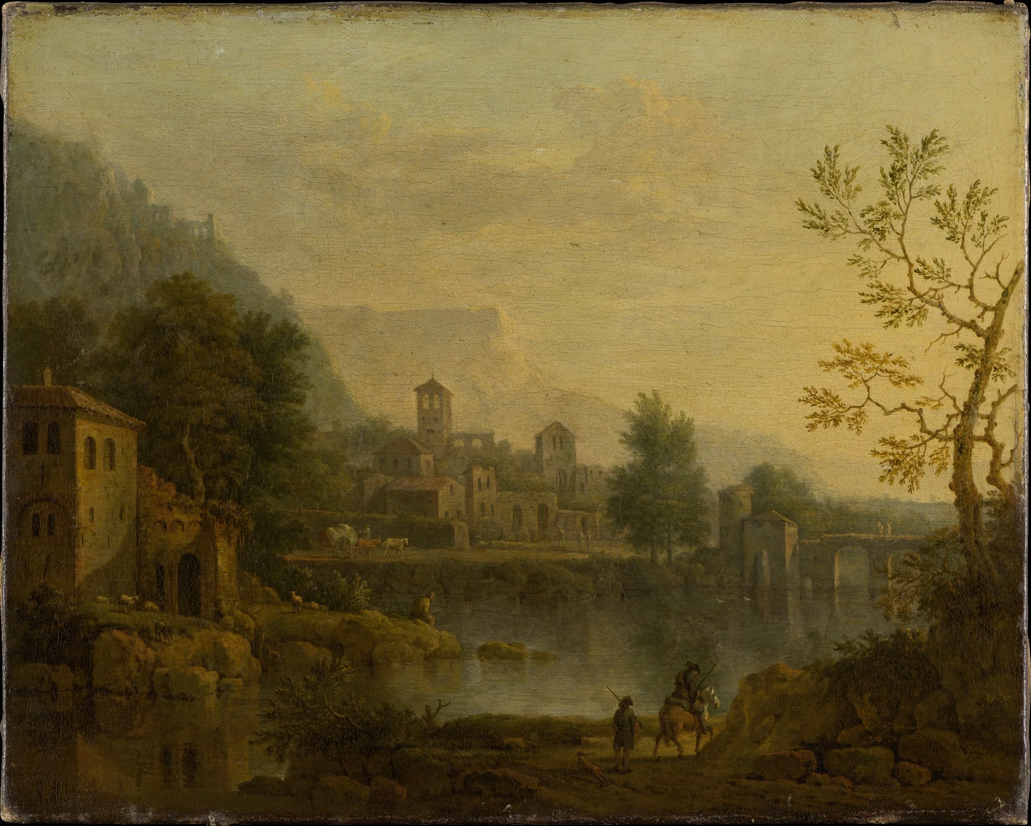 Italian Landscape, detail